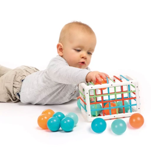 Cubo de Manipulação com Bolas - Atividade Sonora Ludi