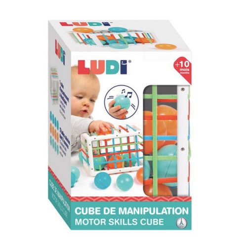 Cubo de Manipulação com Bolas - Atividade Sonora Ludi