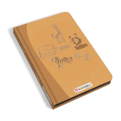 Bloco de Desenho com Ecrã LCD - Animais KIDYWOLF Kidydraw