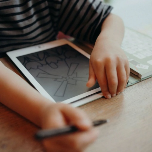 Bloco de Desenho com Ecrã LCD - Viagens KIDYWOLF Kidydraw