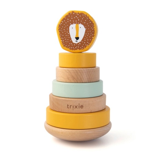 Pirâmide de Argolas em Madeira Mr. Lion TRIXIE