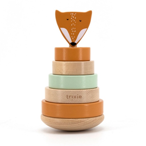 Pirâmide de Argolas em Madeira Mr. FOX TRIXIE