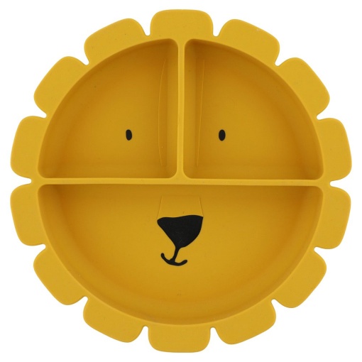 Prato de Silicone com Divisórias e Ventosa Mr. Lion TRIXIE