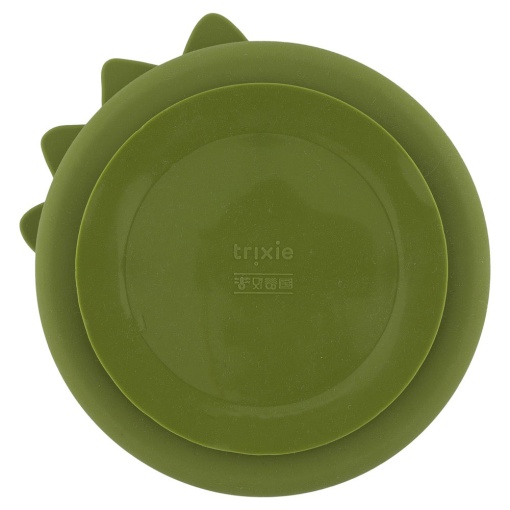 Prato de Silicone com Divisórias e Ventosa Mr. DINO TRIXIE