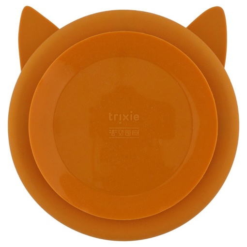 Prato de Silicone com Divisórias e Ventosa Mr. FOX TRIXIE
