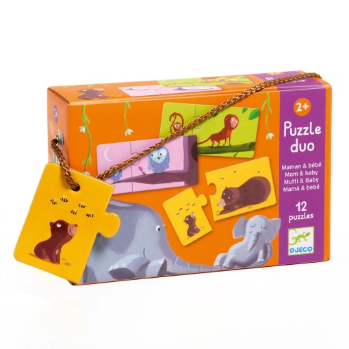 Puzzle Duo DJECO 24 peças Mãe e Bebé