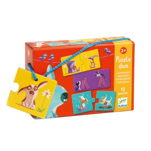 Puzzle Duo DJECO 24 peças Opostos