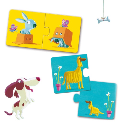 Puzzle Duo DJECO 24 peças Opostos