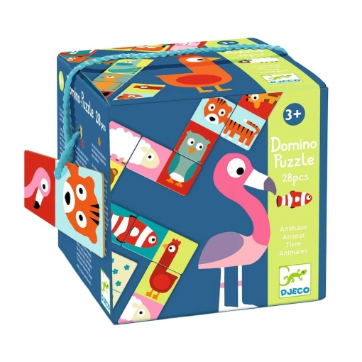 Dominó Animo-puzzle 28 Peças DJECO