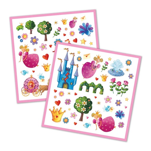Autocolantes DJECO princesa Marguerite (160 unidades)