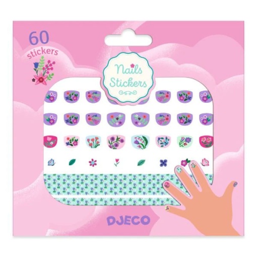 Autocolantes para Unhas - Flores (50 unidades) DJECO