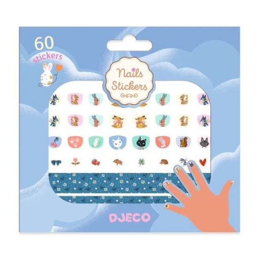 Autocolantes para Unhas - Animais (50 unidades) DJECO