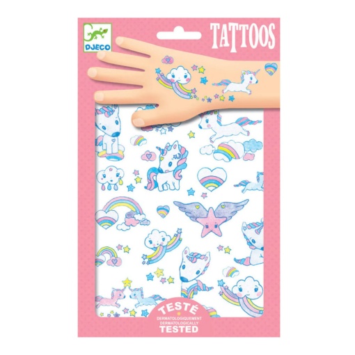 50 Tatuagens com Glitter - Unicórnios DJECO