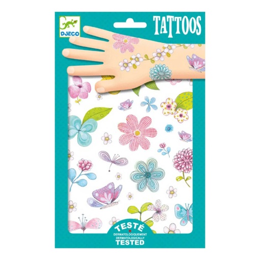 50 Tatuagens com Glitter - Belas Flores do Campo DJECO