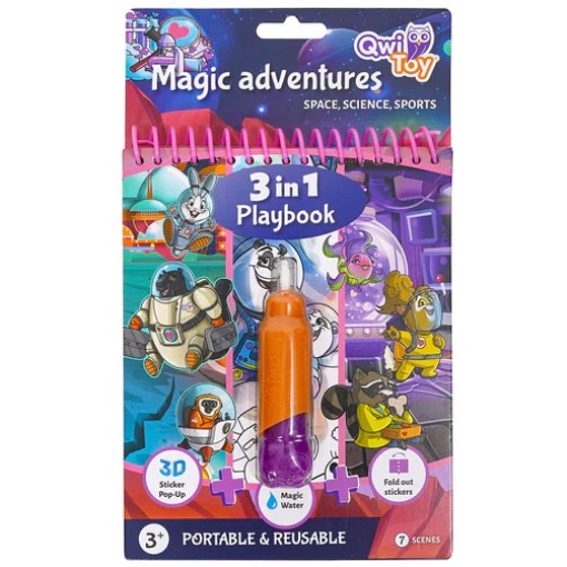 3 em 1 Playbook Magic Adventures QWITOY