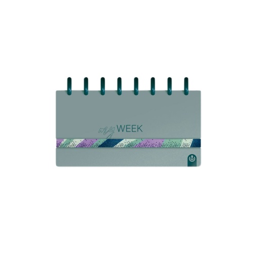 Planner Semanal A5 INGENIOX My Week com Check List Turquesa