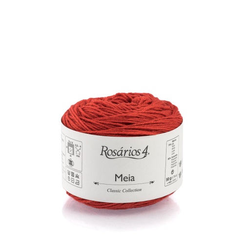 Fio de Tricot Rosários 4 Meia 50g Tijolo 24
