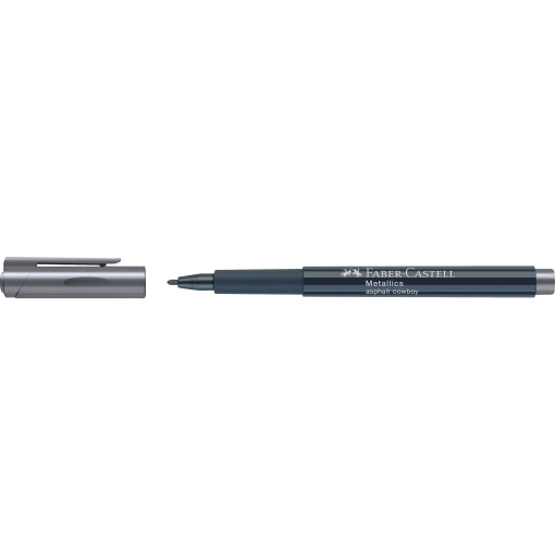 Faber-Castell Creative Studio metallic marker, asphalt gray.