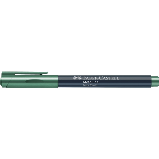 Faber-Castell Creative Studio metallic marker, forest green.
