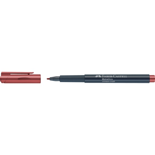 Faber-Castell Creative Studio metallic marker, crimson.