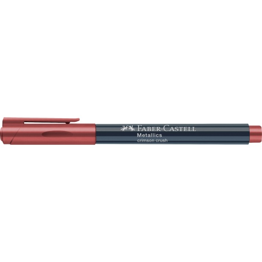 Faber-Castell Creative Studio metallic marker, crimson.