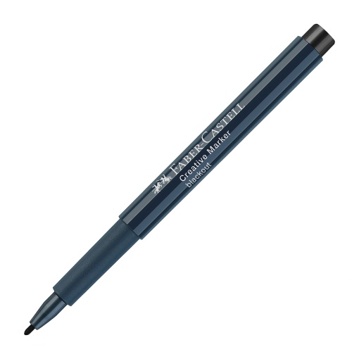 Marcador metálico FABER-CASTELL CREATIVE Studio preto