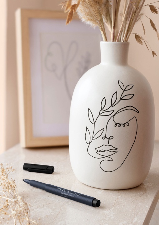 Faber-Castell Creative Studio black metallic marker