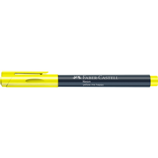 Faber-Castell Creative Studio neon marker, yellow.