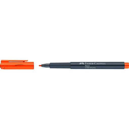 Faber-Castell Creative Studio neon marker, orange.