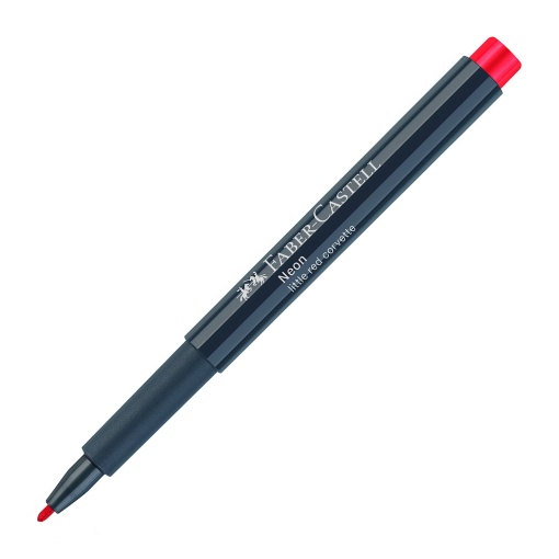 Marcador neon FABER-CASTELL CREATIVE Studio vermelho