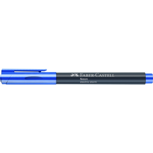 Faber-Castell Creative Studio neon marker, blue.