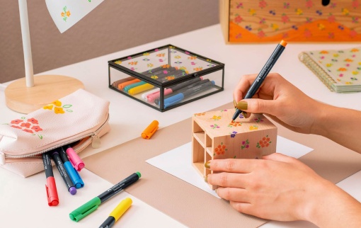 Marcador FABER-CASTELL Creative Studio laranja