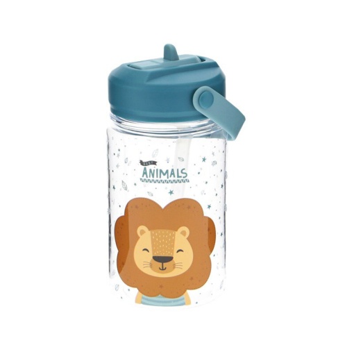 Garrafa em Tritan AUREA Kids Baby Animals Leão 350ml