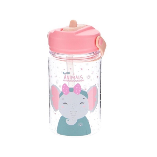Garrafa em Tritan AUREA Kids Baby Animals Elefante 350ml