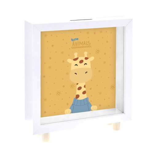 Mealheiro de madeira AUREA Kids Baby Animals girafa