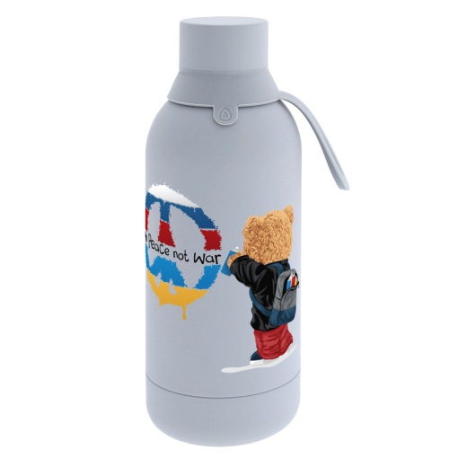 Garrafa Térmica Lovely Teddy Story World Peace Piece 500ml