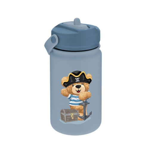 Garrafa Térmica com Adaptador Lovely Teddy Story Pirate 330ml