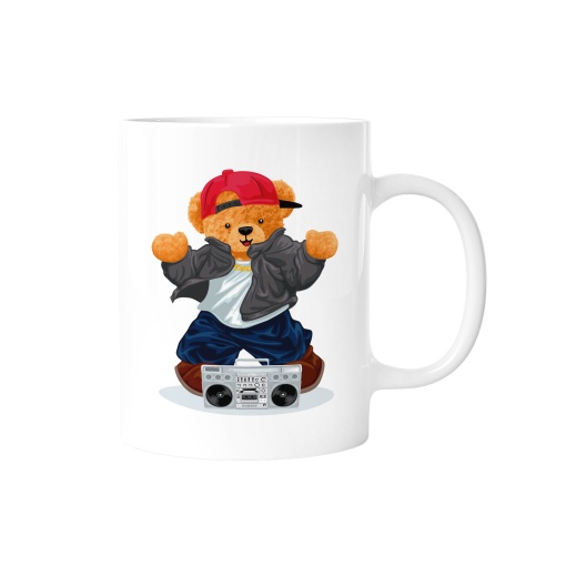 Caneca Lovely Teddy Story Old School Rythms 350ml