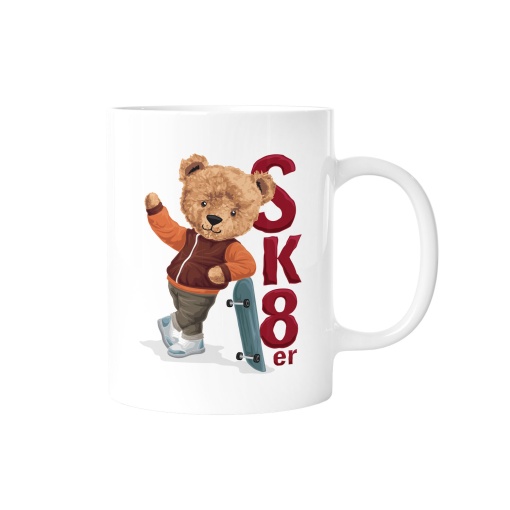 Caneca Lovely Teddy Story Sk8 Crew 350ml