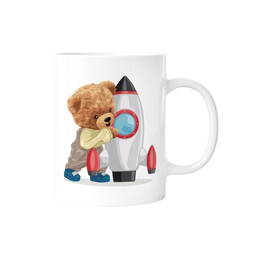 Caneca Lovely Teddy Story Rocket 350ml
