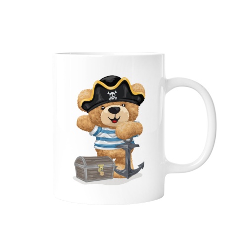 Caneca Lovely Teddy Story Pirate 350ml