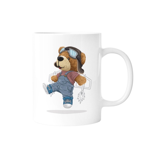 Caneca Lovely Teddy Story Be Free 350ml
