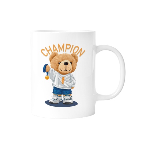 Caneca Lovely Teddy Story Champion 350ml