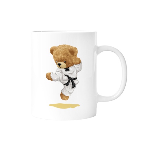 Caneca Lovely Teddy Story Karate 350ml