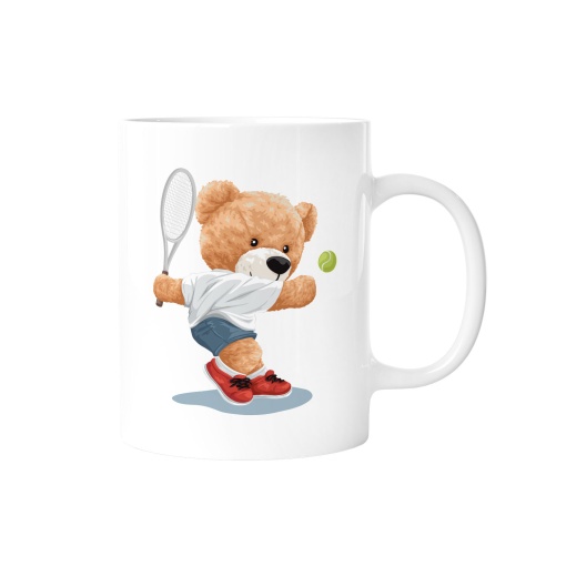 Caneca Lovely Teddy Story Tennis 350ml