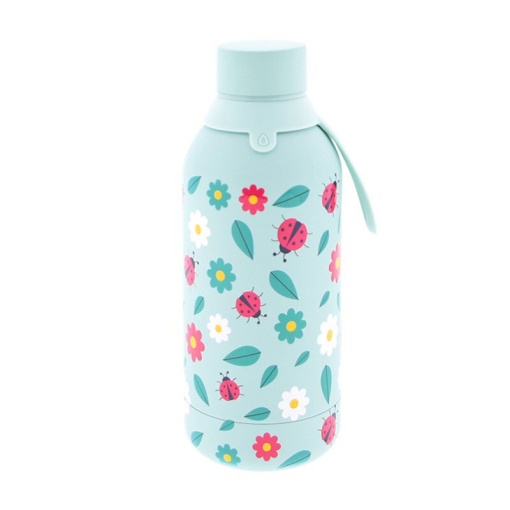 Garrafa Térmica AUREA Kids Joaninhas menta 500ml