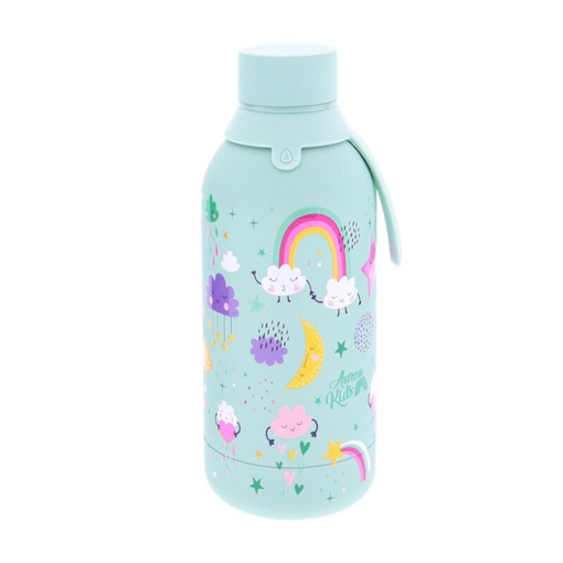 Garrafa Térmica AUREA Kids Cloudy SKY menta 500ml