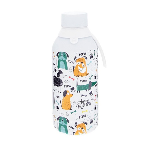 Garrafa Térmica AUREA Kids Paw Dogs Ice 500ml