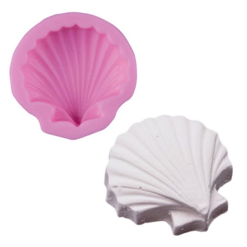 Molde de silicone concha 6,5x2,5cm STAFIL