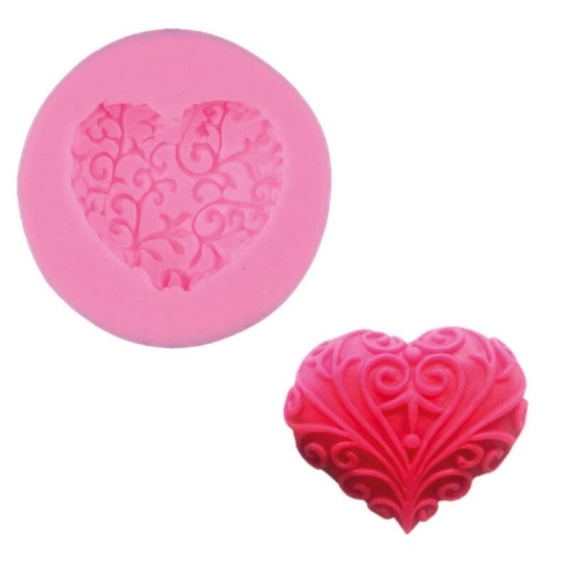 Molde de silicone coração STAFIL